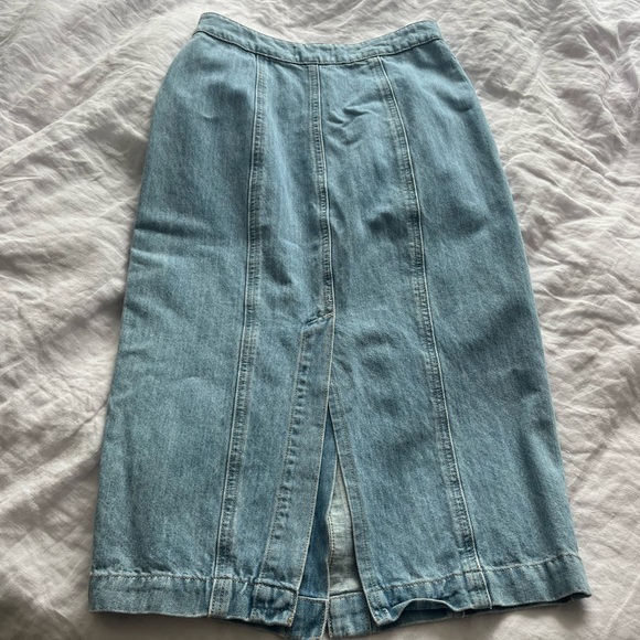 DL1961 Jeanne Devin button up midi skirt - Picture 4 of 4